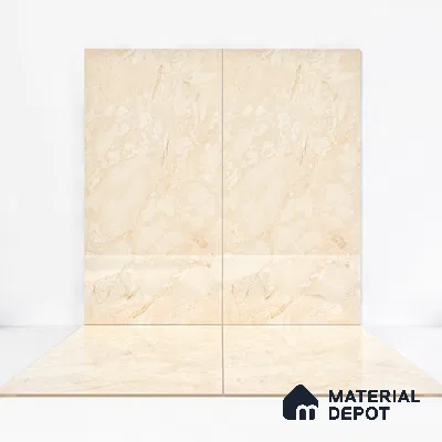 Endless Floor & Wall Tile TL 02945 Caramel Beige 1600 x 800 mm Glossy Finish Vitrified Tile - 9 mm | Suitable For Living Room, Bedroom