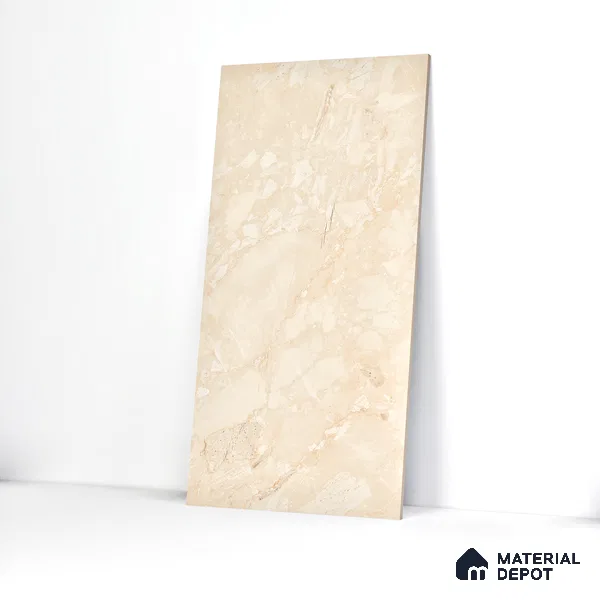 Endless Floor & Wall Tile TL 02945 Caramel Beige 1600 x 800 mm Glossy Finish Vitrified Tile - 9 mm | Suitable For Living Room, Bedroom