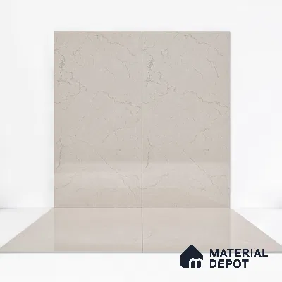 Endless Floor & Wall Vitrified Tile Creamy Ivory 4 ft x 2 ft | TL 02844 Glossy Finish - 9 mm | Suitable for Living Room, Bedroom (Sample)