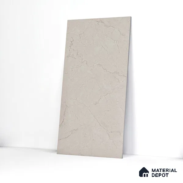 Endless Floor & Wall Vitrified Tile Creamy Ivory 4 ft x 2 ft | TL 02844 Glossy Finish - 9 mm | Suitable for Living Room, Bedroom (Sample)