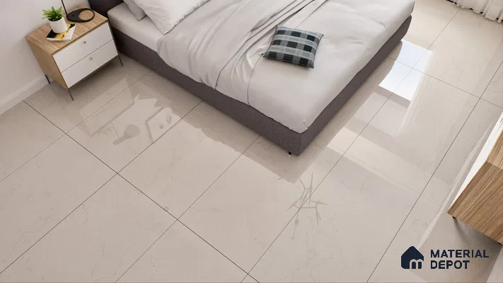 Endless Floor & Wall Vitrified Tile Creamy Ivory 4 ft x 2 ft | TL 02844 Glossy Finish - 9 mm | Suitable for Living Room, Bedroom (Sample)
