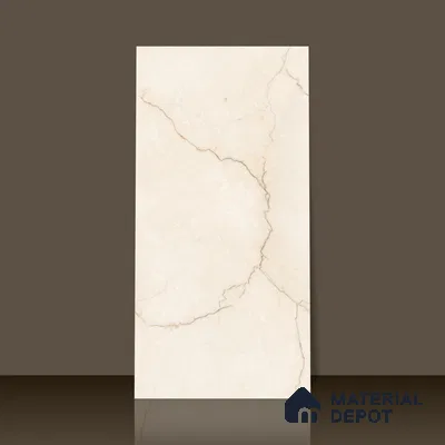 Carving Wall & Floor Tile Crema | TL 01073 | 4 ft x 2 ft Size | Matte Finish Vitrified Tile - 9 mm Thick | Perfect For Living Room, Bedroom, Bathroom