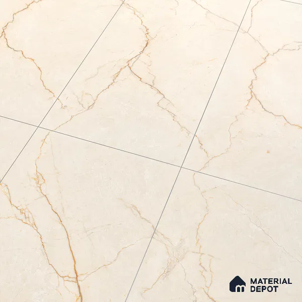 Carving Wall & Floor Tile Crema | TL 01073 | 4 ft x 2 ft Size | Matte Finish Vitrified Tile - 9 mm Thick | Perfect For Living Room, Bedroom, Bathroom