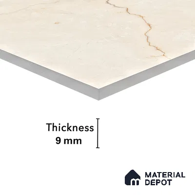 Carving Wall & Floor Tile Crema | TL 01073 | 4 ft x 2 ft Size | Matte Finish Vitrified Tile - 9 mm Thick | Perfect For Living Room, Bedroom, Bathroom