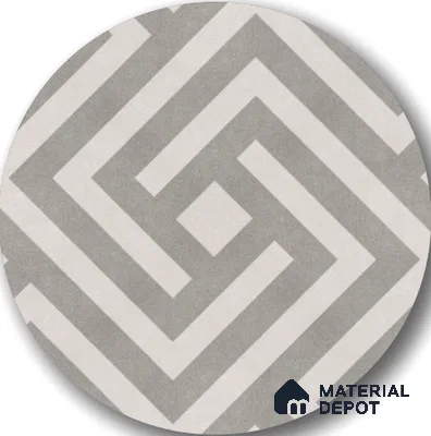 TL 03390 H Crossword Lava 400 x 400 mm Matte Finish Anti Slip Vitrified Parking Floor Tile - 12 mm | Pattern Alignment May Vary | 2-3 mm Spacer is Mandatory