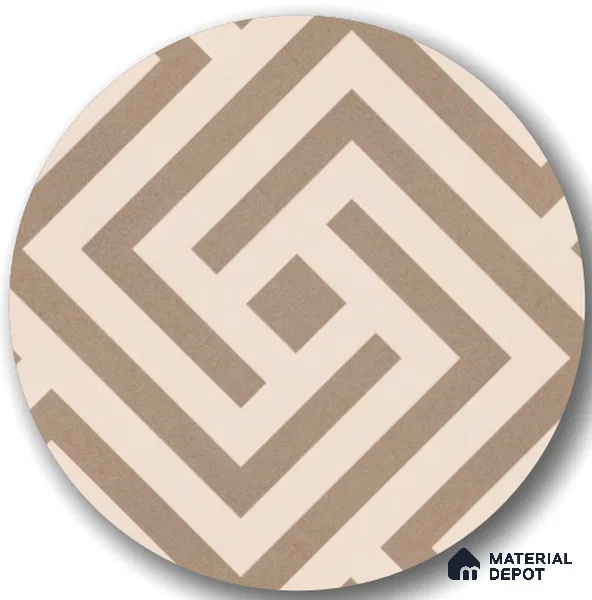 TL 03390 J Crossword Sand 400 x 400 mm Matte Finish Anti Slip Vitrified Parking Floor Tile - 12 mm | Pattern Alignment May Vary | 2-3 mm Spacer is Mandatory