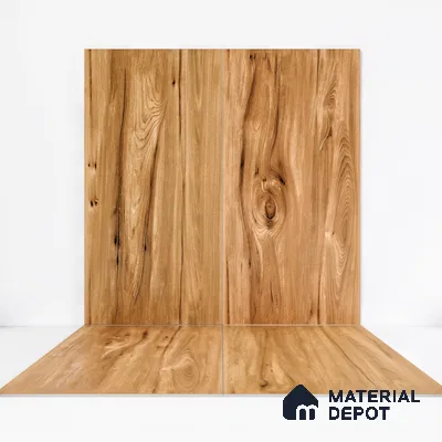 Wooden Wall & Floor Tile Earth Brown | TL 03513 | 4 ft x 2 ft Size | Sugar Matte Finish Vitrified Tile - 9 mm Thick | Ideal For Living Room, Bedroom