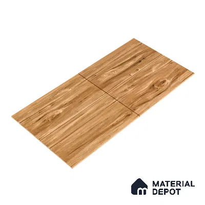 Wooden Wall & Floor Tile Earth Brown | TL 03513 | 4 ft x 2 ft Size | Sugar Matte Finish Vitrified Tile - 9 mm Thick | Ideal For Living Room, Bedroom