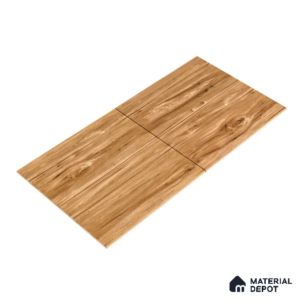 Wooden Wall & Floor Tile Earth Brown | TL 03513 | 4 ft x 2 ft Size | Sugar Matte Finish Vitrified Tile - 9 mm Thick | Ideal For Living Room, Bedroom