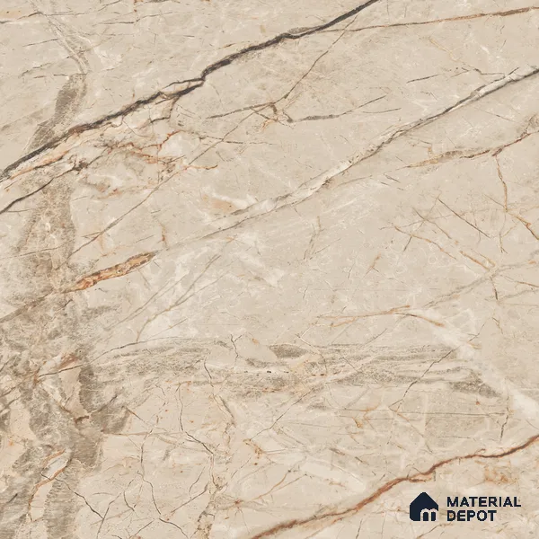 Endless Floor & Wall Tile TL 02944 Earth Brown 1600 x 800 mm Glossy Finish Vitrified Tile - 9 mm | Suitable For Living Room, Bedroom (Sample)