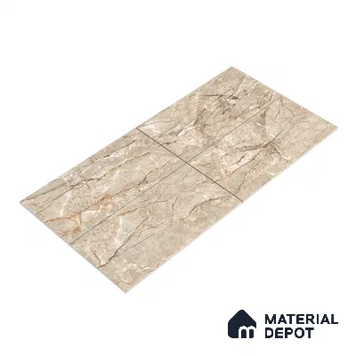Endless Floor & Wall Tile TL 02944 Earth Brown 1600 x 800 mm Glossy Finish Vitrified Tile - 9 mm | Suitable For Living Room, Bedroom (Sample)