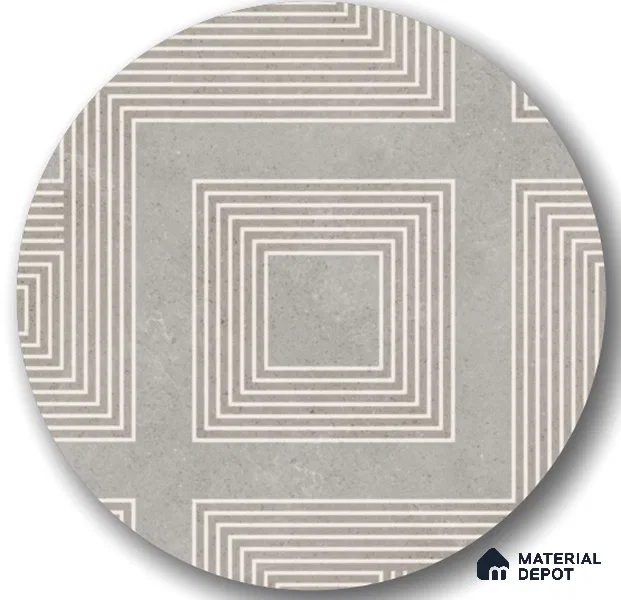 TL 03391 G Engrave Silva 400 x 400 mm Matte Finish Anti Slip Vitrified Parking Floor Tile - 12 mm | Pattern Alignment May Vary | 2-3 mm Spacer is Mandatory