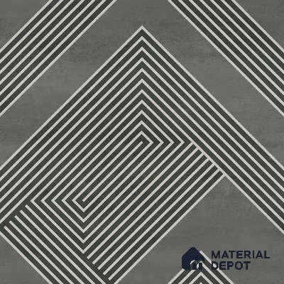 Parking Floor Tile TL 03391 B Engrave Smokey 16 x 16 inch Anti Slip Matte Finish Heavy Duty Vitrified Tile - 12 mm | Suitable For Garage, Driveway, Terrace | Pattern Alignment May Vary | 2-3 mm Spacer is Mandatory (Sample)
