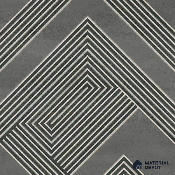 Parking Floor Tile TL 03391 B Engrave Smokey 16 x 16 inch Anti Slip Matte Finish Heavy Duty Vitrified Tile - 12 mm | Suitable For Garage, Driveway, Terrace | Pattern Alignment May Vary | 2-3 mm Spacer is Mandatory (Sample)