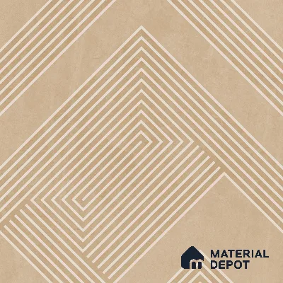 Parking Floor Tile TL 03391 A Engrave Beige 16 x 16 inch Anti Slip Matte Finish Heavy Duty Vitrified Tile - 12 mm | Suitable For Garage, Driveway, Terrace | Pattern Alignment May Vary | 2-3 mm Spacer is Mandatory