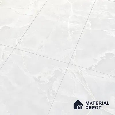 Carving Wall & Floor Tile Frosty White | TL 00359 | 4 ft x 2 ft Size | Matte Finish Vitrified Tile - 9 mm Thick | Suitable For Living Room, Bedroom, Bathroom