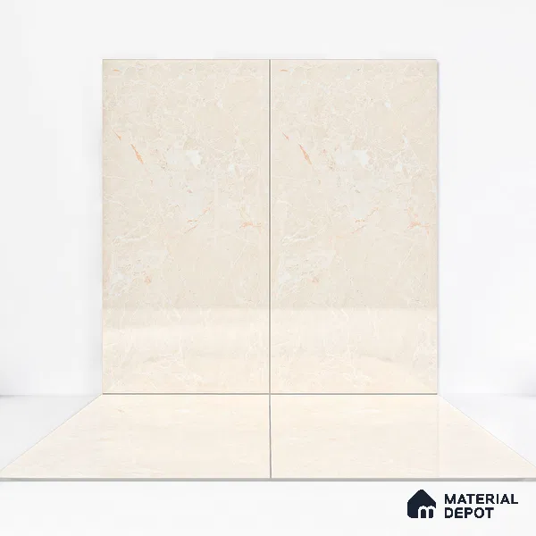 Endless Floor & Wall Vitrified Tile Gold 4 ft x 2 ft | TL 01074 Glossy Finish - 9 mm | Suitable for Living Room, Bedroom (Sample)