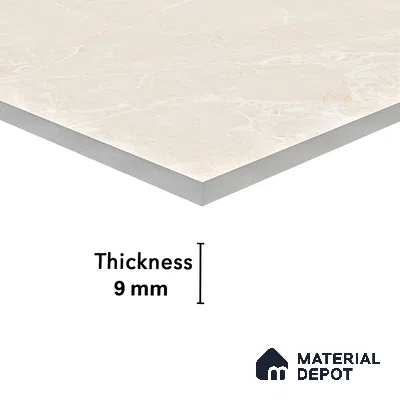 Endless Floor & Wall Vitrified Tile Gold 4 ft x 2 ft | TL 01074 Glossy Finish - 9 mm | Suitable for Living Room, Bedroom (Sample)
