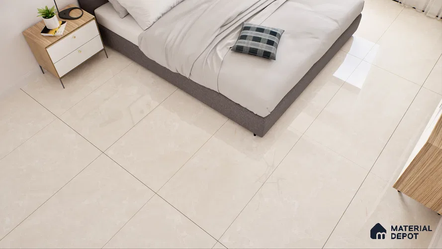 Endless Floor & Wall Vitrified Tile Gold 4 ft x 2 ft | TL 01074 Glossy Finish - 9 mm | Suitable for Living Room, Bedroom