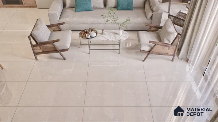 Endless Floor & Wall Vitrified Tile Gold 4 ft x 2 ft | TL 01074 Glossy Finish - 9 mm | Suitable for Living Room, Bedroom (Sample)
