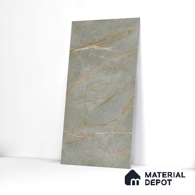 Carving Wall & Floor Tile Bever Grey | TL 01068 | 4 ft x 2 ft Size | Matte Finish Vitrified Tile - 9 mm Thick | Ideal For Living Room, Bedroom, Bathroom