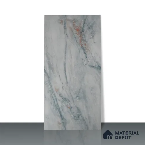 Endless Wall & Floor Vitrified Tile Hoary White 4 ft x 2 ft | TL 01081 High Gloss Finish - 9 mm | Suitable for Living Room, Bedroom