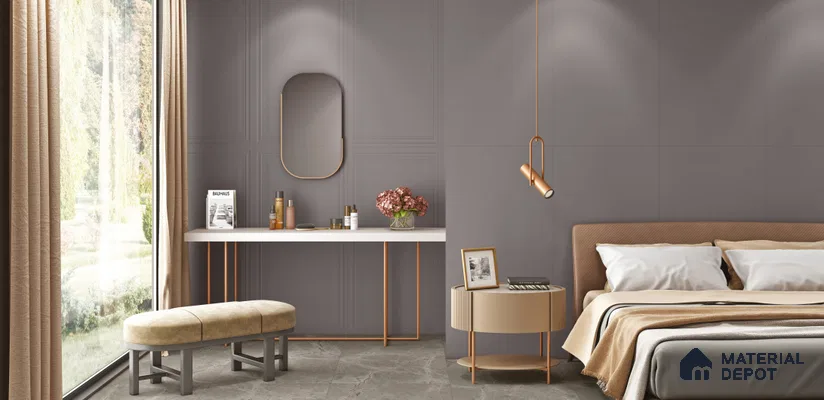 Punch Wall TL 07705 F Carbon 4 ft x 2 ft Vitrified Full Body Digital Matte Finish - 9 mm | Suitable for Bathroom, Accent/Feature Wall, Dining Area
