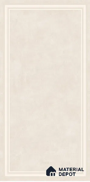 Punch Wall TL 07705 Denim Cream Frame 4 ft x 2 ft Vitrified Full Body Digital Matte Finish - 9 mm | Suitable for Bathroom, Accent/Feature Wall, Dining Area