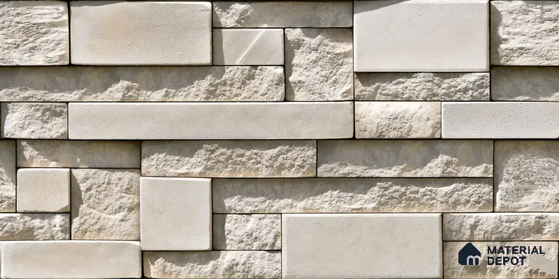 Elevation Wall Tile TL 00065 D Caramel Beige 2 ft x 1 ft Punch Matte Finish Vitrified Tile - 9 mm | Suitable For Feature Wall, Boundary Wall, Balcony, Outdoor