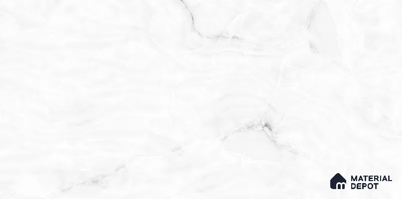 TL 08268 Crystal White 4 ft x 2 ft Glossy Finish Vitrified Wall & Floor Tile - 9 mm