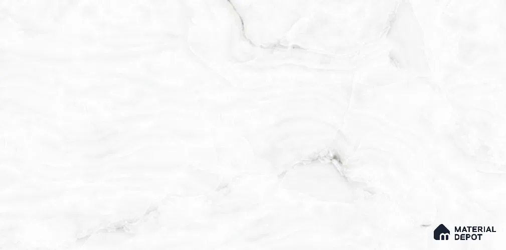TL 08268 Crystal White 4 ft x 2 ft Glossy Finish Vitrified Wall & Floor Tile - 9 mm