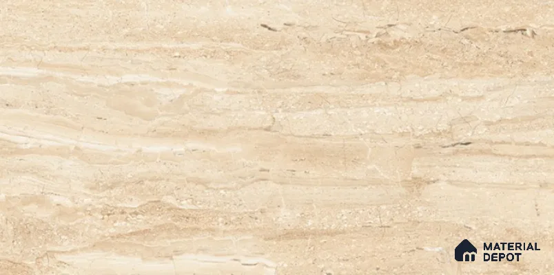 TL 08269 Caramel Beige 4 ft x 2 ft Glossy Finish Vitrified Wall & Floor Tile - 9 mm