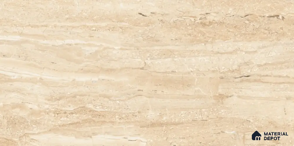 TL 08269 Caramel Beige 4 ft x 2 ft Glossy Finish Vitrified Wall & Floor Tile - 9 mm