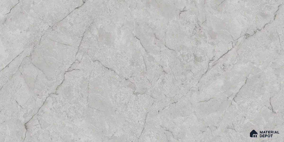 TL 08270 Grey 4 ft x 2 ft Glossy Finish Vitrified Wall & Floor Tile - 9 mm
