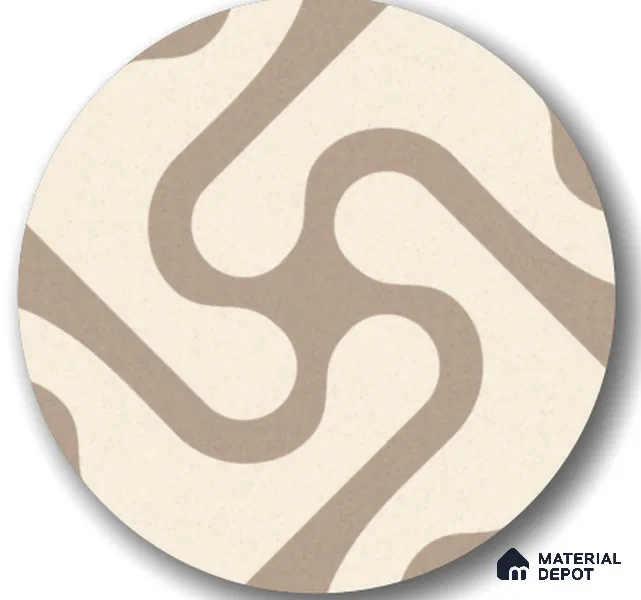 TL 03388 B Limbo Beige 400 x 400 mm Matte Finish Anti Slip Vitrified Parking Floor Tile - 12 mm | Pattern Alignment May Vary | 2-3 mm Spacer is Mandatory