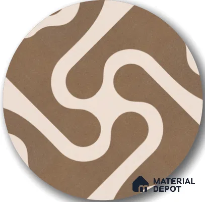 Parking Floor Tile TL 03388 C Limbo Brown 16 x 16 inch Matte Finish Anti Slip Vitrified Tile - 12 mm | Pattern Alignment May Vary | 2-3 mm Spacer is Mandatory (Sample)