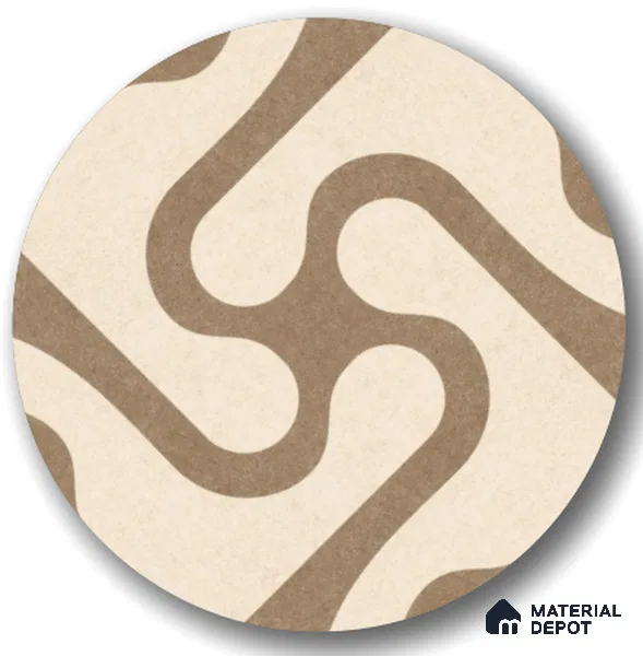 Parking Floor Tile TL 03388 D Limbo Crema 16 x 16 inch Matte Finish Anti Slip Vitrified Tile - 12 mm | Pattern Alignment May Vary | 2-3 mm Spacer is Mandatory