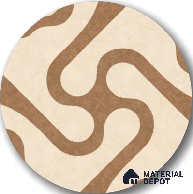 TL 03388 G Limbo Forest 400 x 400 mm Matte Finish Anti Slip Vitrified Parking Floor Tile - 12 mm | Pattern Alignment May Vary | 2-3 mm Spacer is Mandatory