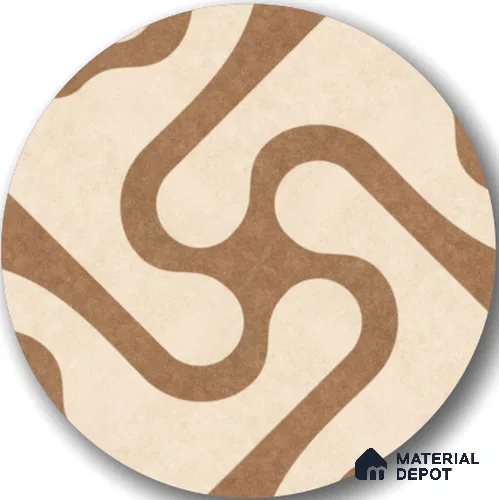TL 03388 G Limbo Forest 400 x 400 mm Matte Finish Anti Slip Vitrified Parking Floor Tile - 12 mm | Pattern Alignment May Vary | 2-3 mm Spacer is Mandatory