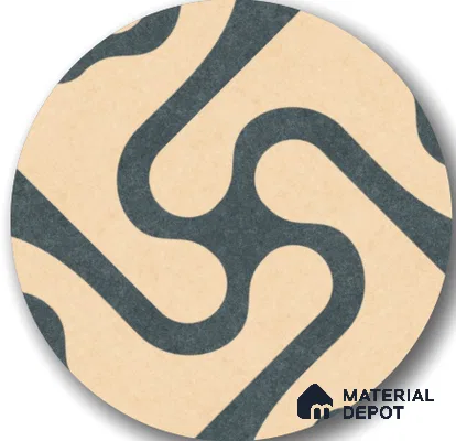 TL 03388 I Limbo Ivory 400 x 400 mm Matte Finish Anti Slip Vitrified Parking Floor Tile - 12 mm | Pattern Alignment May Vary | 2-3 mm Spacer is Mandatory (Sample)