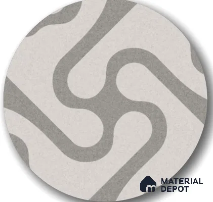 TL 03388 K Limbo Silver 400 x 400 mm Matte Finish Anti Slip Vitrified Parking Floor Tile - 12 mm | Pattern Alignment May Vary | 2-3 mm Spacer is Mandatory