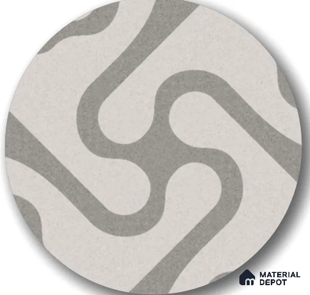 TL 03388 K Limbo Silver 400 x 400 mm Matte Finish Anti Slip Vitrified Parking Floor Tile - 12 mm | Pattern Alignment May Vary | 2-3 mm Spacer is Mandatory