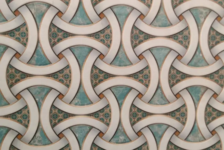 TL 02534 B Vibrant Blue Highlighter 18 x 12 inch Glossy Finish Ceramic Wall Tile - 6 mm