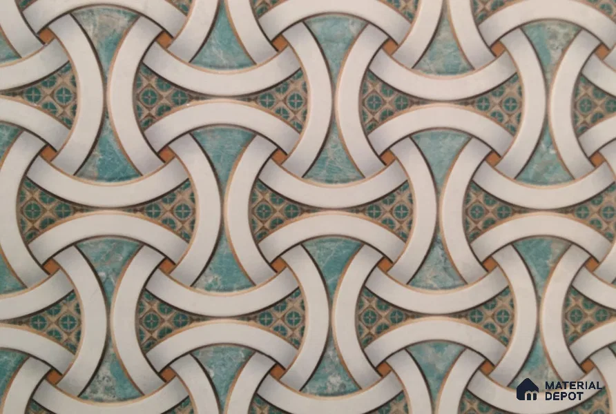 TL 02534 B Vibrant Blue Highlighter 18 x 12 inch Glossy Finish Ceramic Wall Tile - 6 mm
