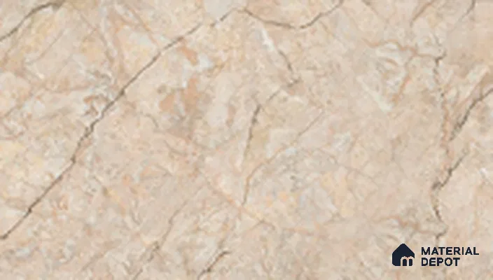 TL 02452 C Oyster Beige Dark 18 x 12 inch Glossy Finish Ceramic Wall Tile - 6 mm (Sample)