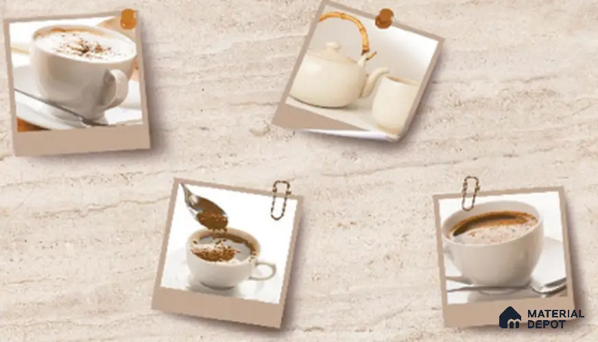 TL 04416 Vanilla Beige 18 x 12 inch Glossy Finish Ceramic Wall Tile - 6 mm