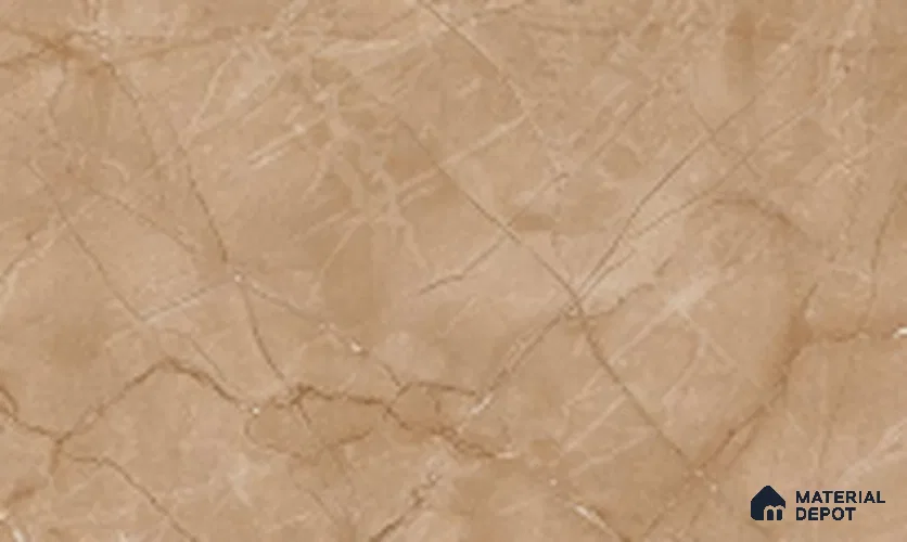 TL 02447 C Terra Brown Dark 18 x 12 inch Glossy Finish Ceramic Wall Tile - 6 mm