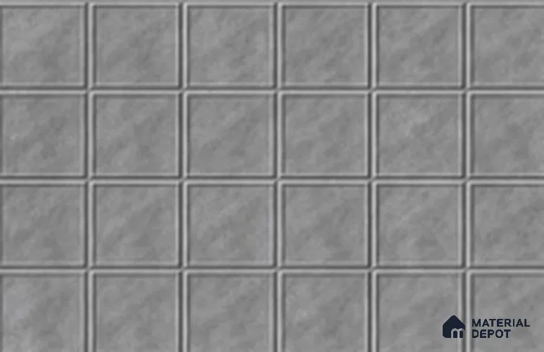 TL 02409 D Porpoise Grey Matching Floor 12 x 12 inch Matte Finish Ceramic Floor Tile - 6 mm