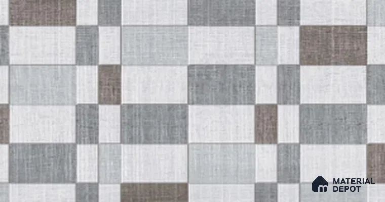 TL 02448 B Slate Grey Highlighter 18 x 12 inch Glossy Finish Ceramic Wall Tile - 6 mm (Sample)