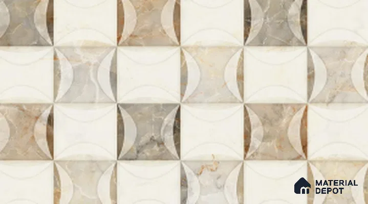 TL 02414 B Caramel Highlighter 18 x 12 inch Glossy Finish Ceramic Wall Tile - 6 mm (Sample)